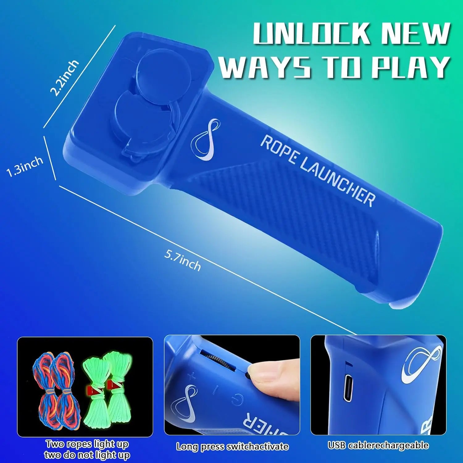 String Toy Glow in The Dark Electric Rope Fidget Toys