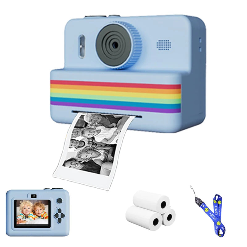 Digital Children Camera For Photography Mini Printer Portable Thermal Instant Print