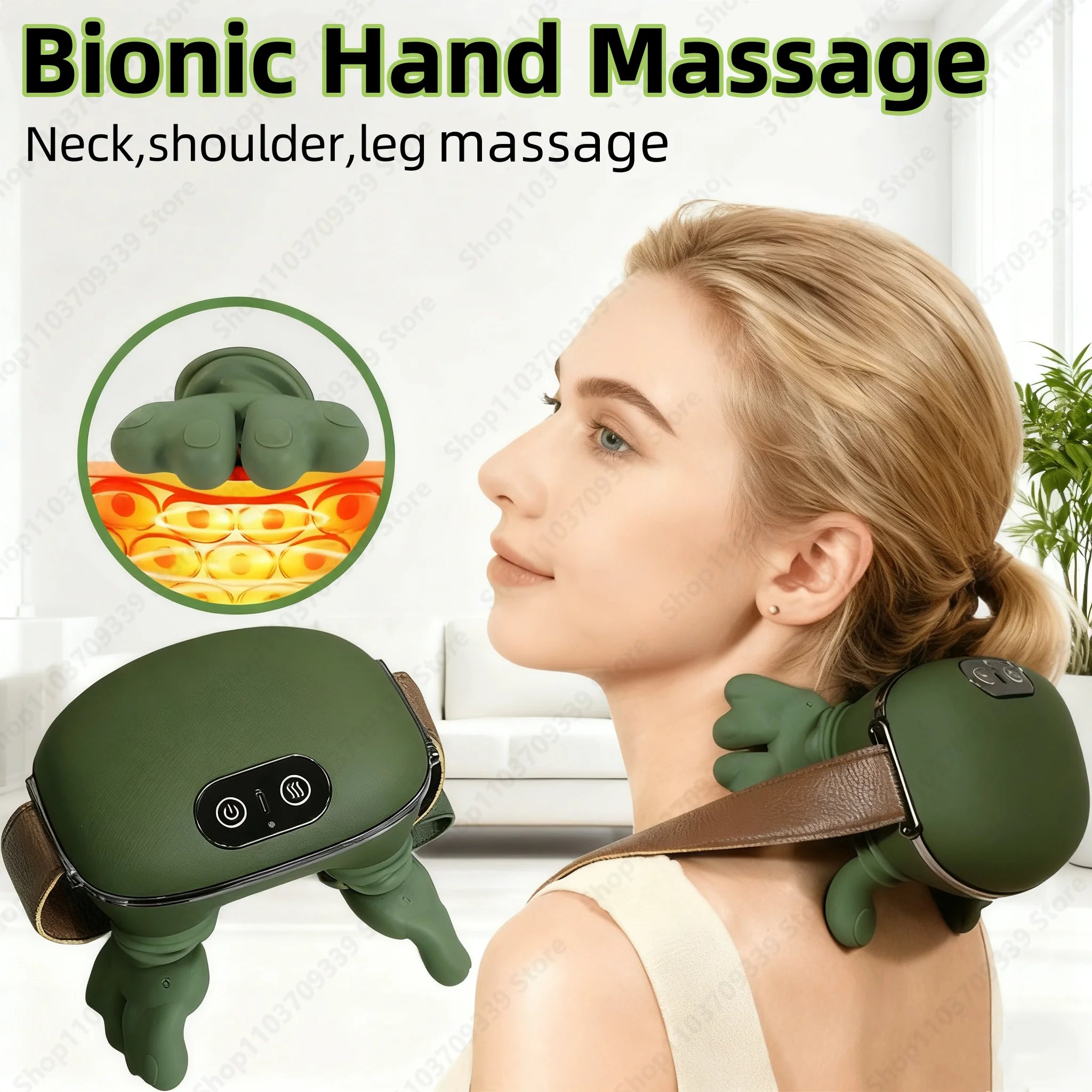Electric Neck And Shoulder Muscle Massager Relax Pain Relief