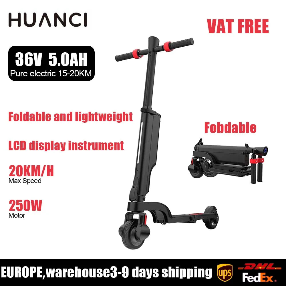 HX X6 EScooter Adult 350W 7.5AH 36V 25KM/H Foldable Electric Kick Electric Scooter 5.5 inch Wheel