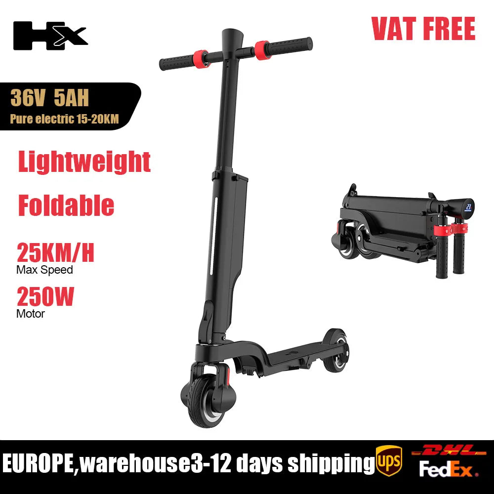 HX X6 Electric Scooter Adult 350W 7.5AH 36V 25KM/H