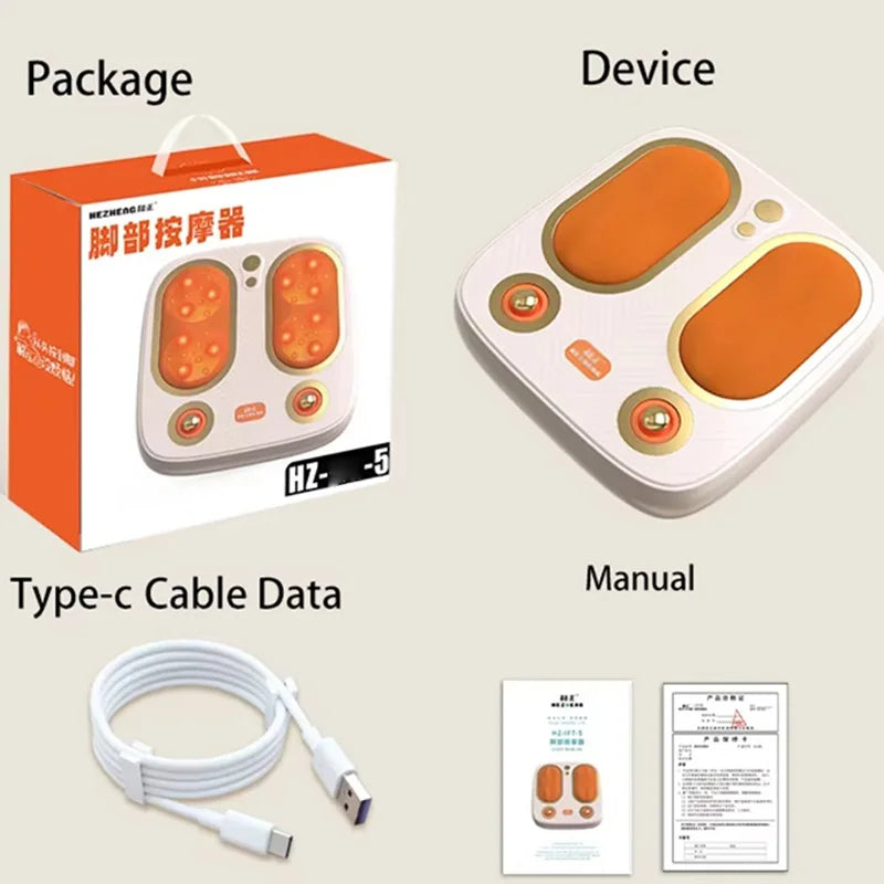 Bestseller Foot Massager Kneading Vibration Heating for Unwinding Refreshing Relieves Foot Fatigue