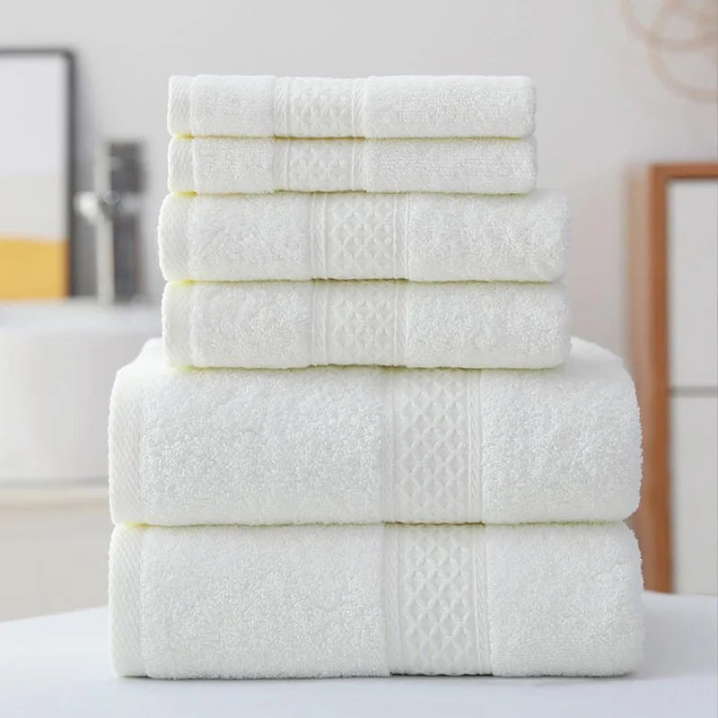 3pcs Luxurious Cotton Towel Set Ultra Soft Highly Absorbent Includes 1 Bath Towels 1 Hand Towels 1 Washcloth