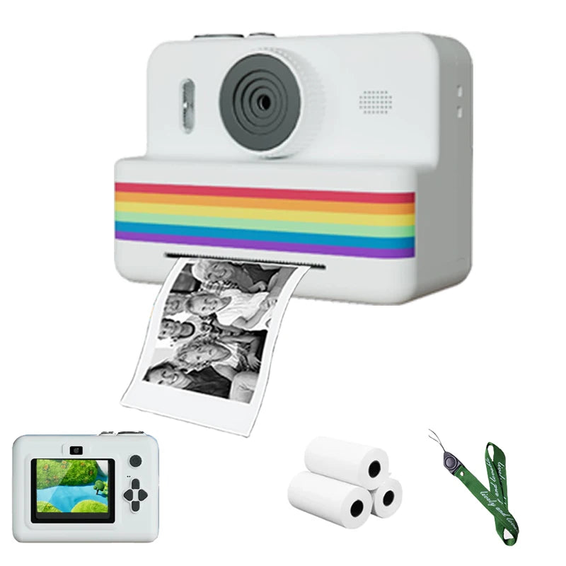 Digital Children Camera For Photography Mini Printer Portable Thermal Instant Print