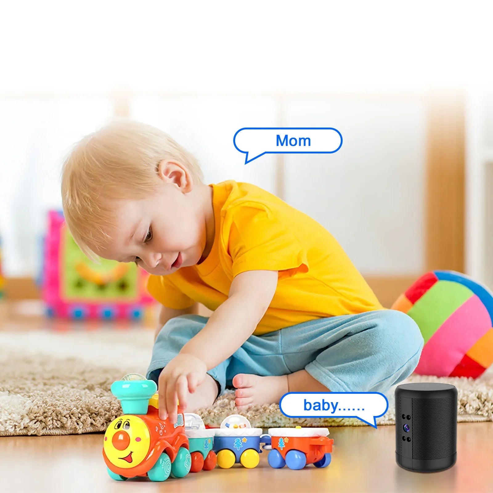 HD Bluetooth Speaker Home Security Surveillance Night Vision