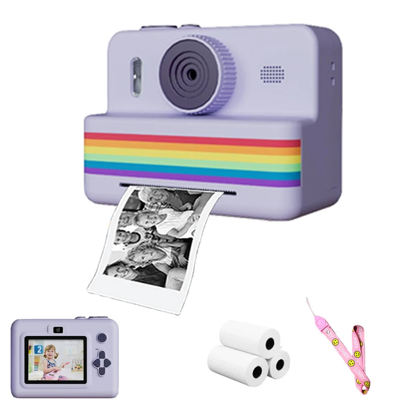 Digital Children Camera For Photography Mini Printer Portable Thermal Instant Print