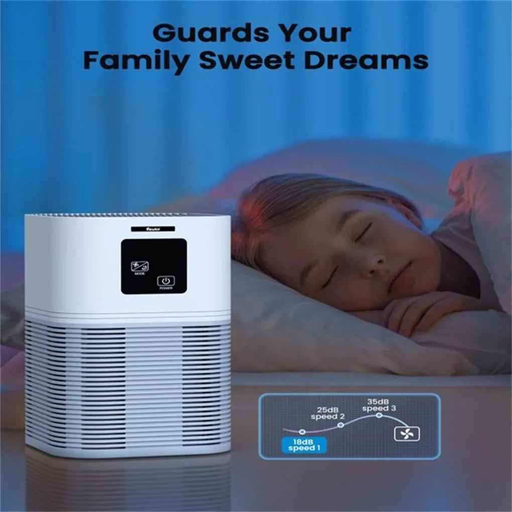 2 in 1 Air Purifier with H13 Filters for Home Allergies Pets Hair Odor Eliminators, Aromatherapy diffuser and Auto Mode