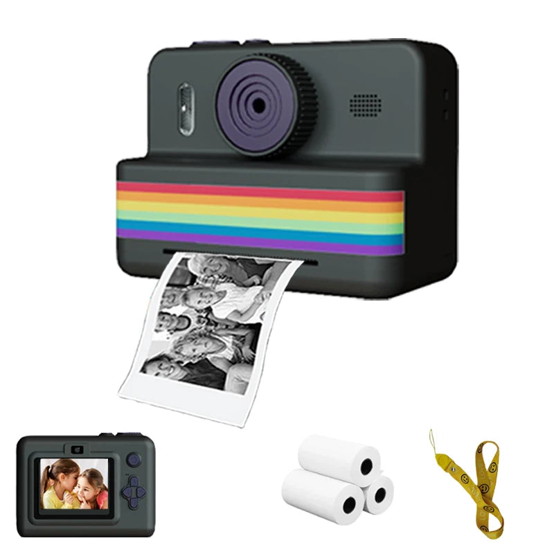 Digital Children Camera For Photography Mini Printer Portable Thermal Instant Print