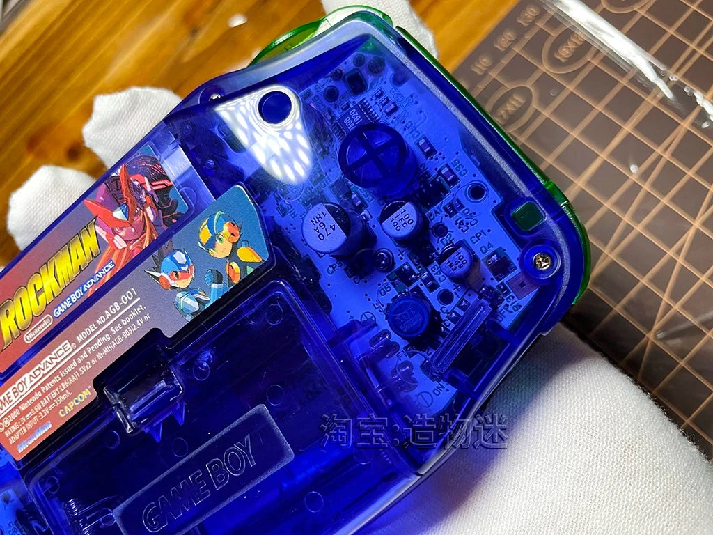 2024 100% Original Customized Gameboy Advance Console With IPS Screen Highlight Handle Game Console