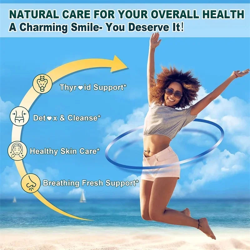 Sea Moss Gummies - with Irish Sea Moss, Burdock Root - Improve Skin, Bone and Joint Health, Cleanse Intestines