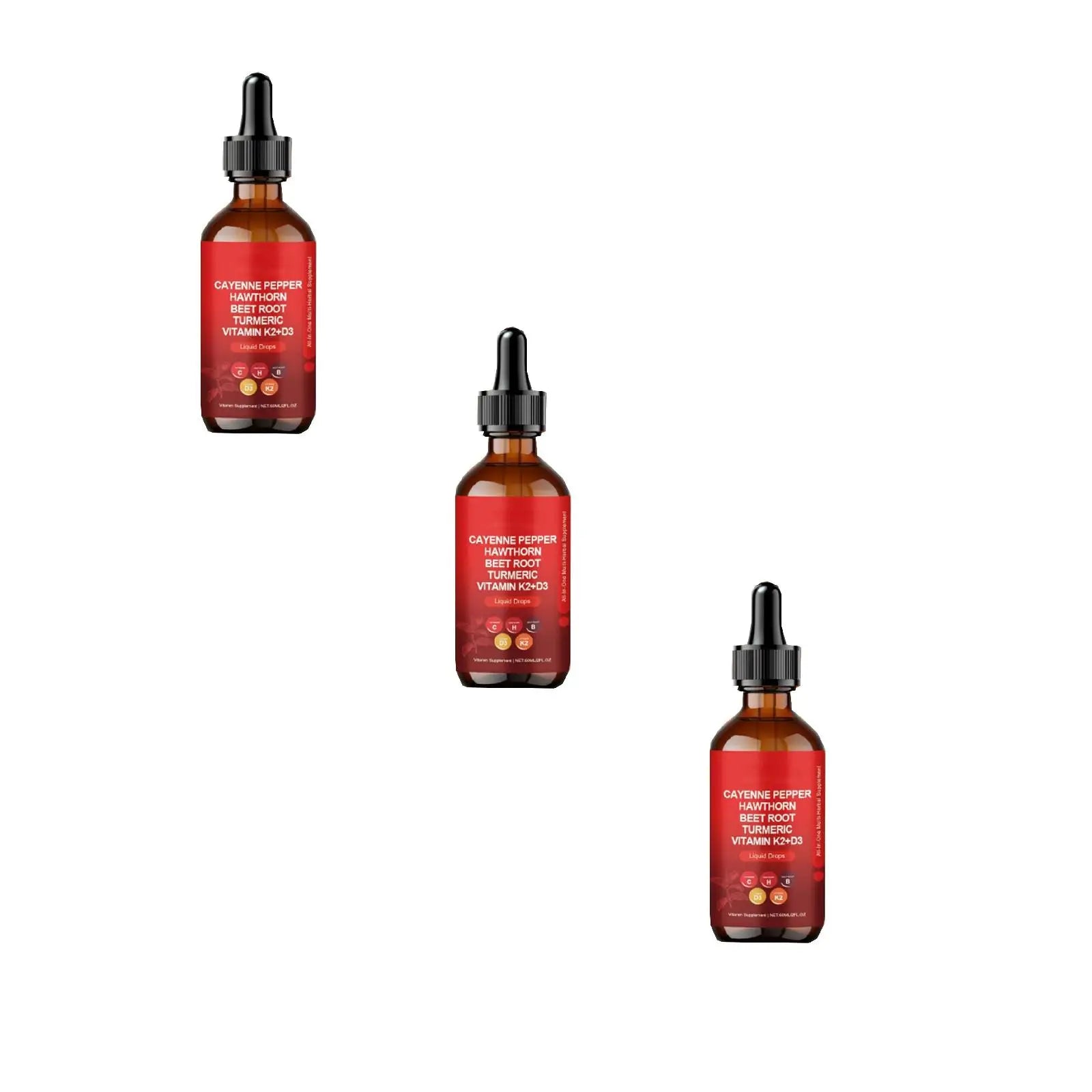 Cayenne Pepper Organic Beetroot Liquid Drops 60ml