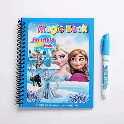 Disney Cartoon Frozen Water Painting Drawing Toys Set