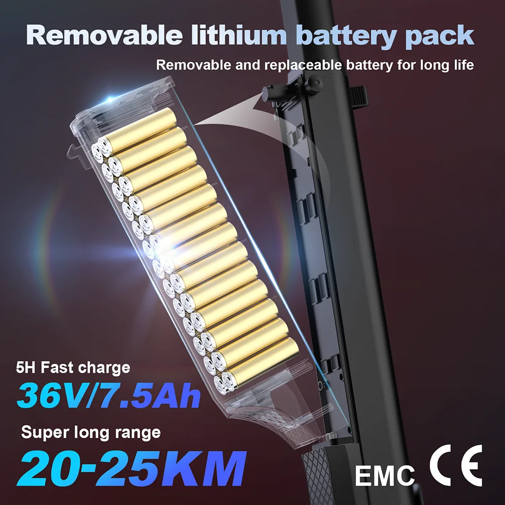 HX X6 Electric Scooter Adult 350W 7.5AH 36V 25KM/H