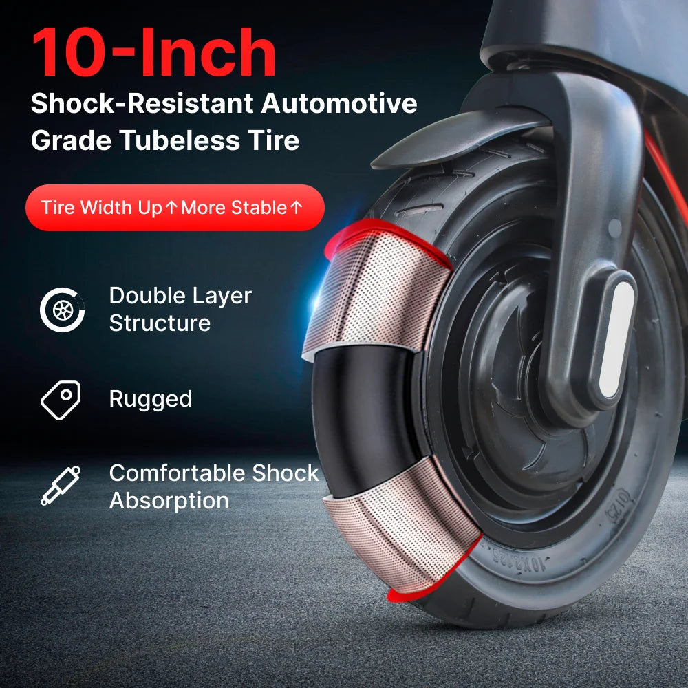 HX X8 Powerful Electric Scooter 350W 10AH 36V Removable battery EScooter Foldable 10.0 inch Wheel