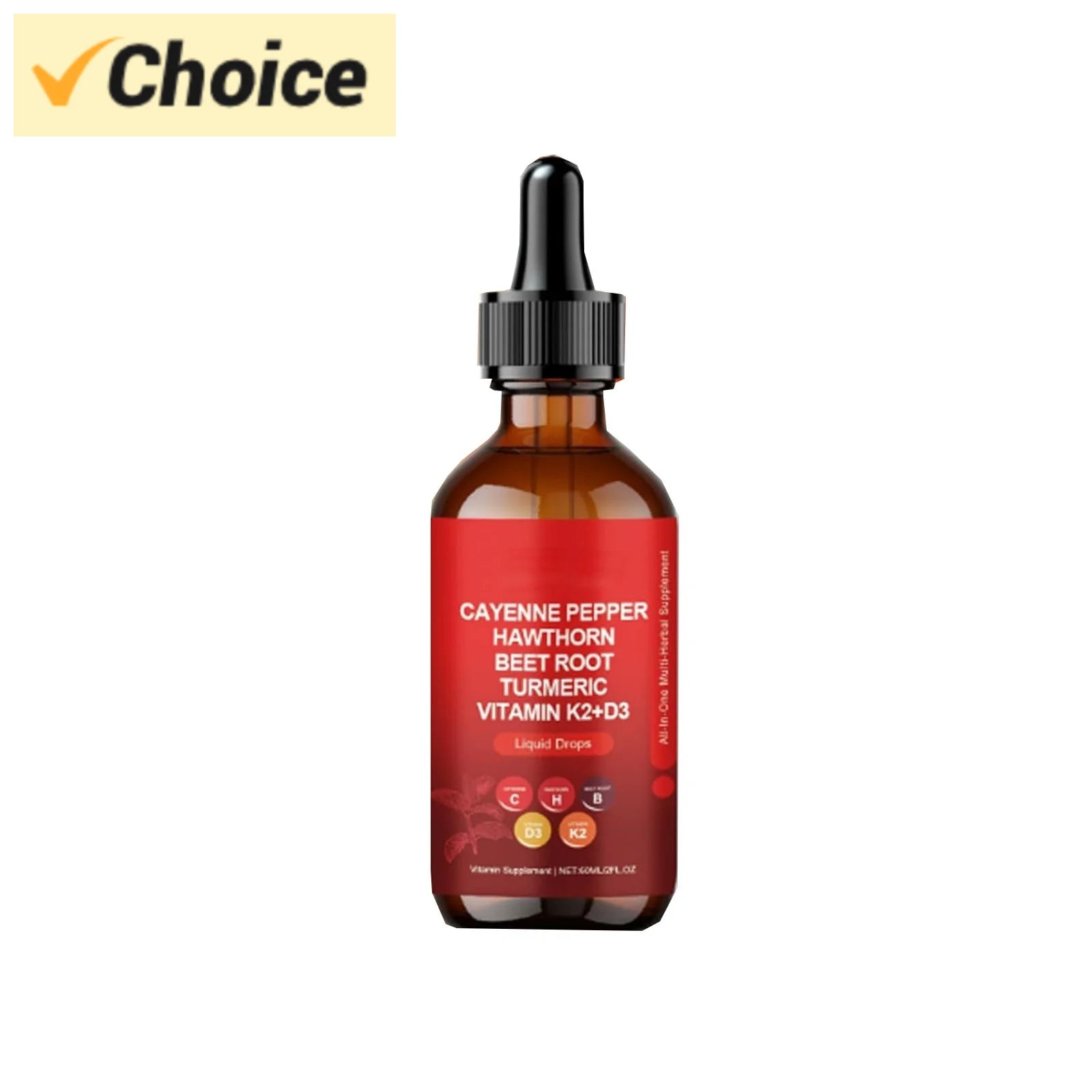 Cayenne Pepper Organic Beetroot Liquid Drops 60ml