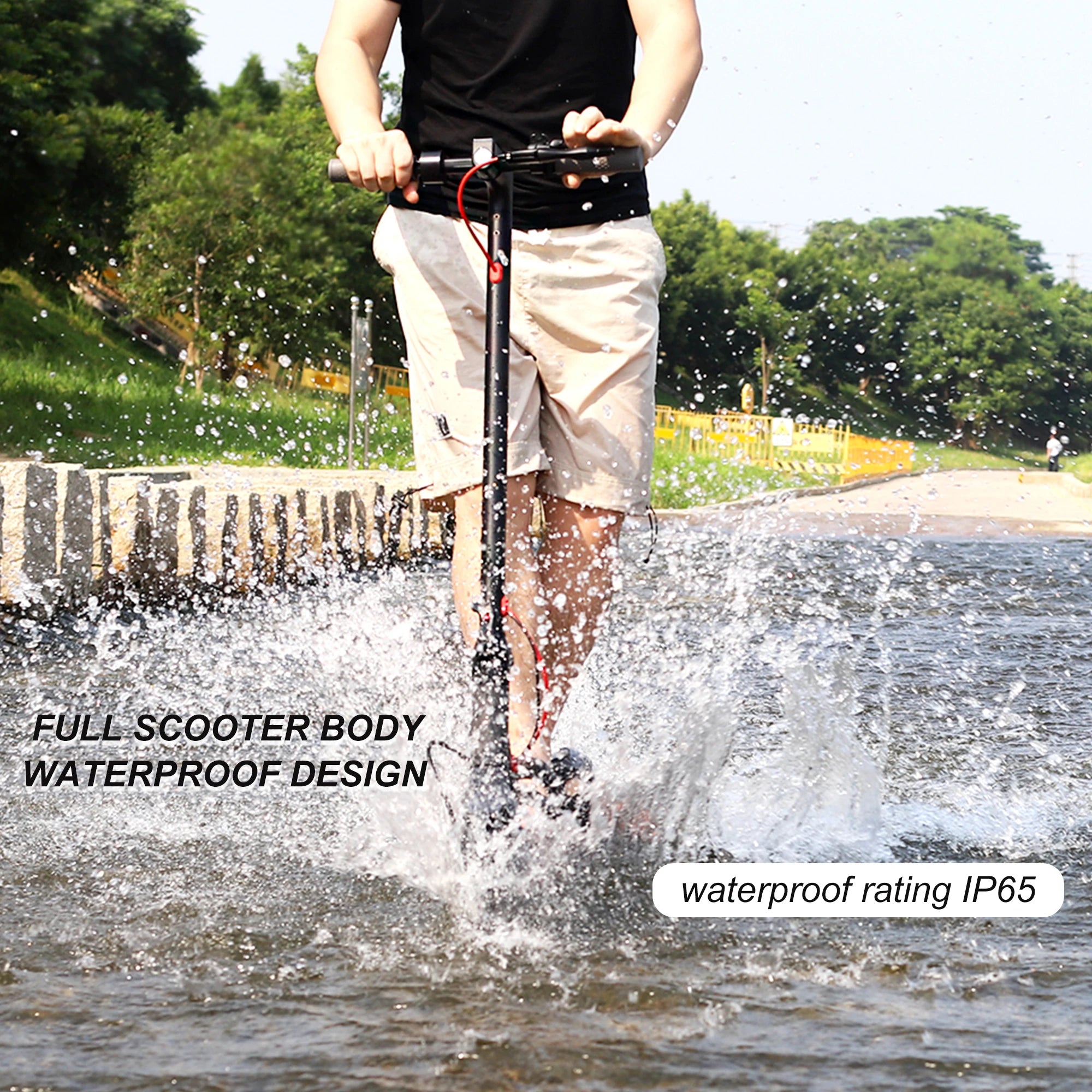 AOVOPRO ES80 350W Electric Scooter 10.5Ah 19mph Max Speed Smart APP Control 21miles Max Range