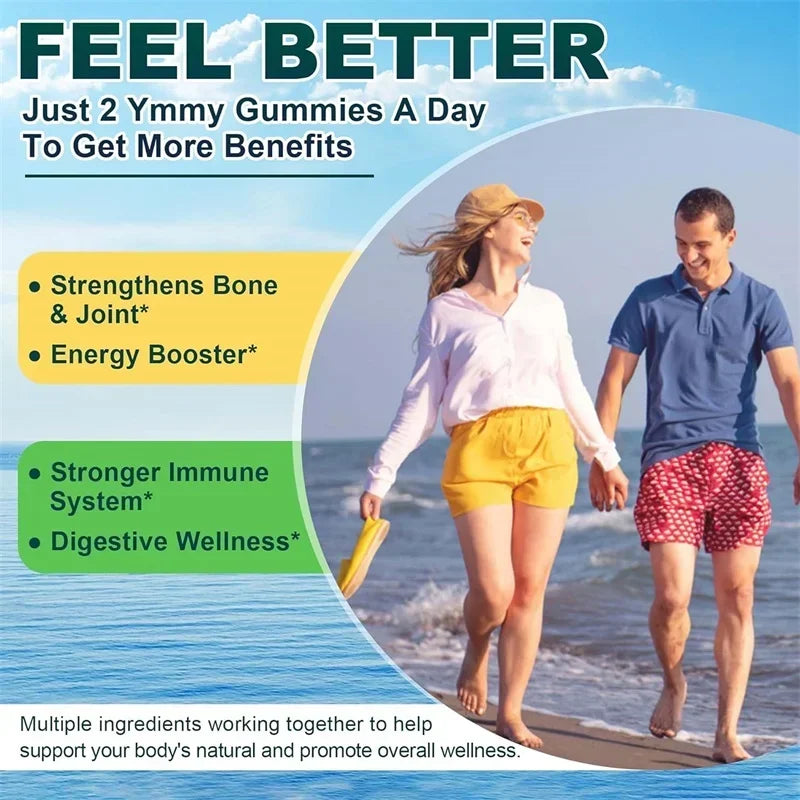 Sea Moss Gummies - with Irish Sea Moss, Burdock Root - Improve Skin, Bone and Joint Health, Cleanse Intestines