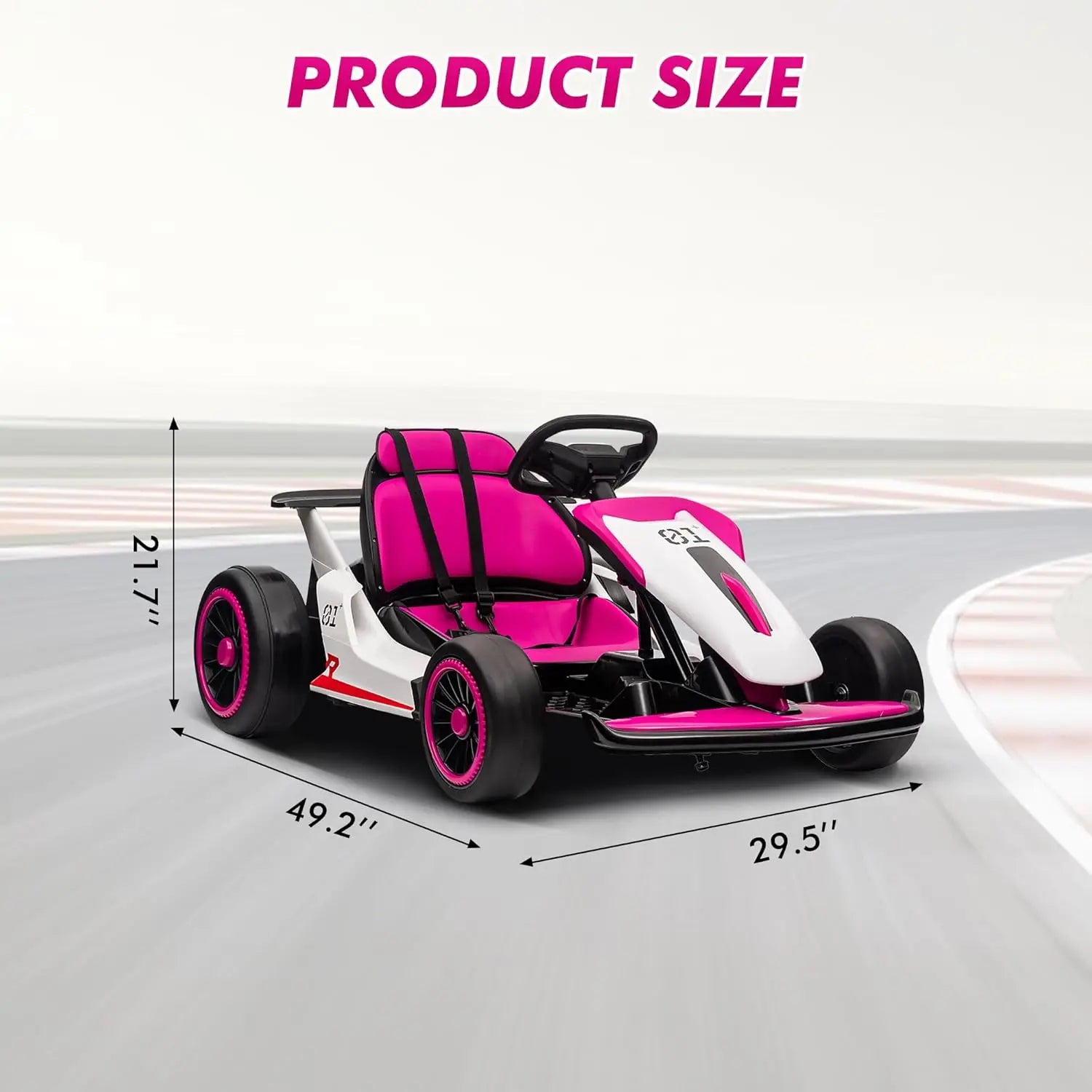 24V 7Ah Outdoor Ride On Toy Go Kart Electric Drift Kart Car