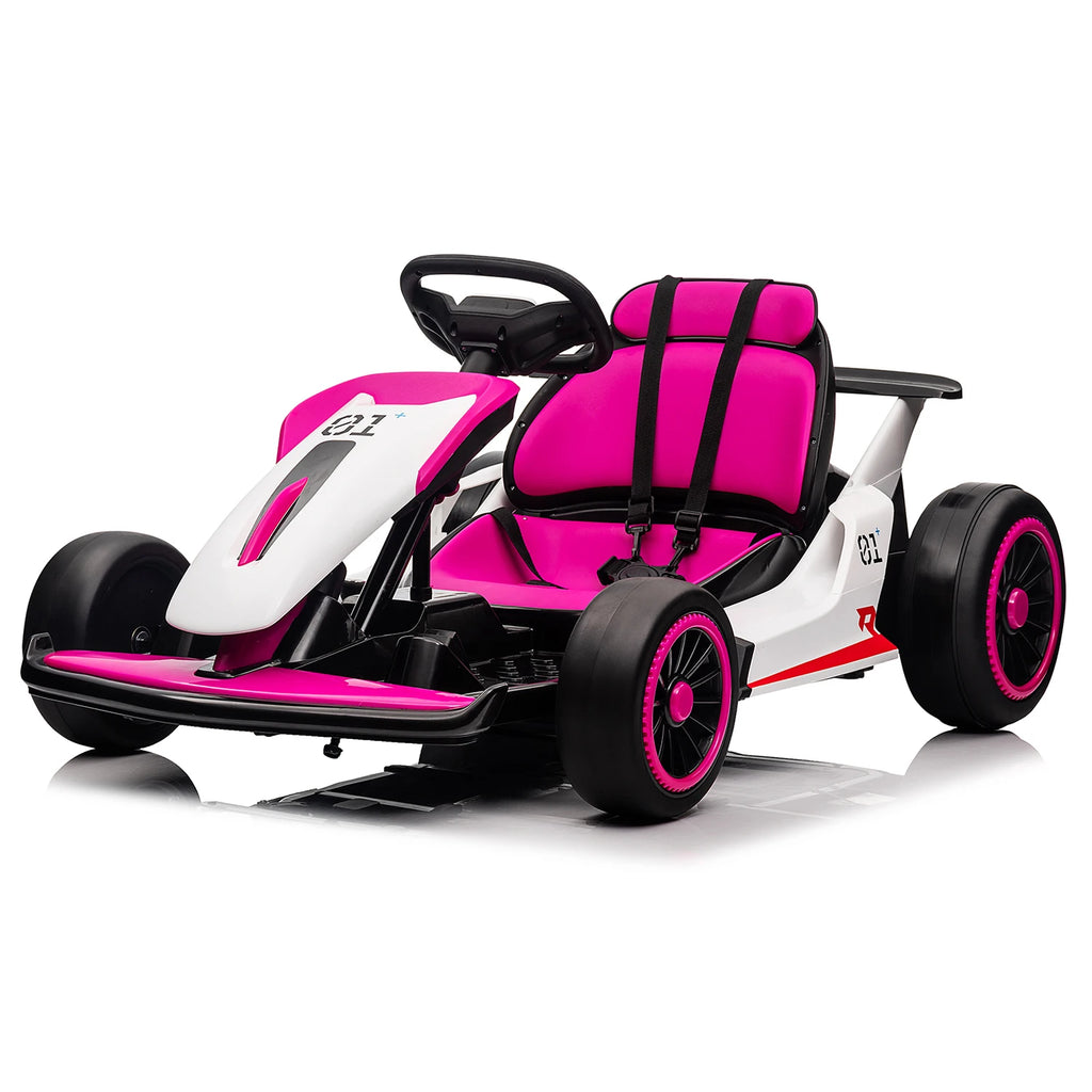 24V 7Ah Outdoor Ride On Toy Go Kart Electric Drift Kart Car