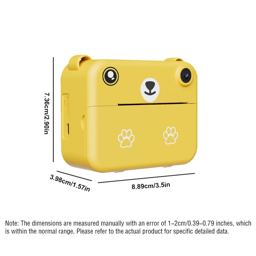Digital Children Camera Photography Instant Print Photo 1080P HD Video Recorder