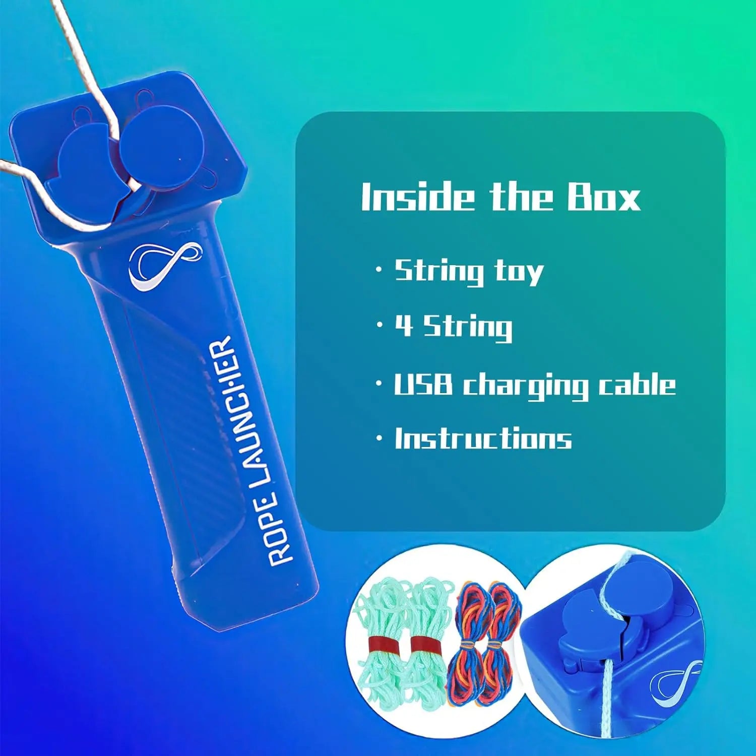 String Toy Glow in The Dark Electric Rope Fidget Toys