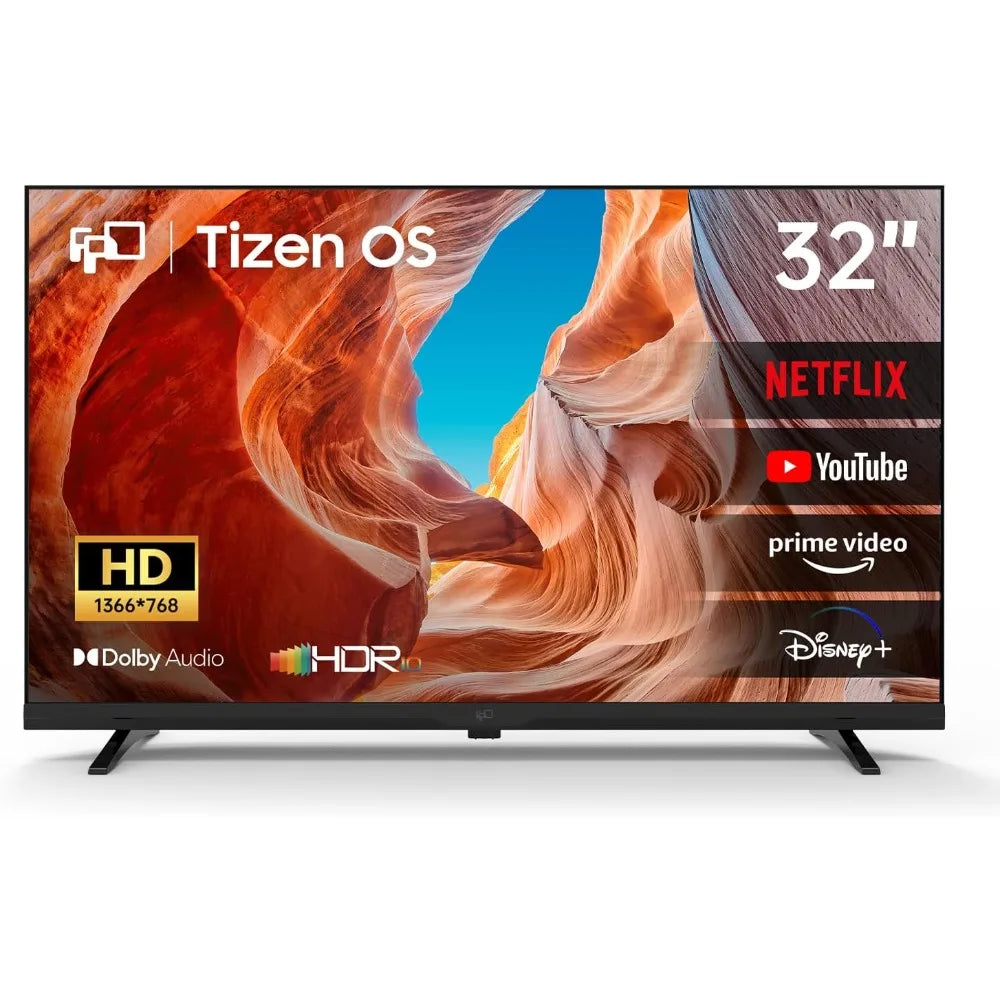 32 Inch Smart Television Compatible with Samsung TV Plus Powered by Tizen OS, 720 HD TV with Dolby Audio