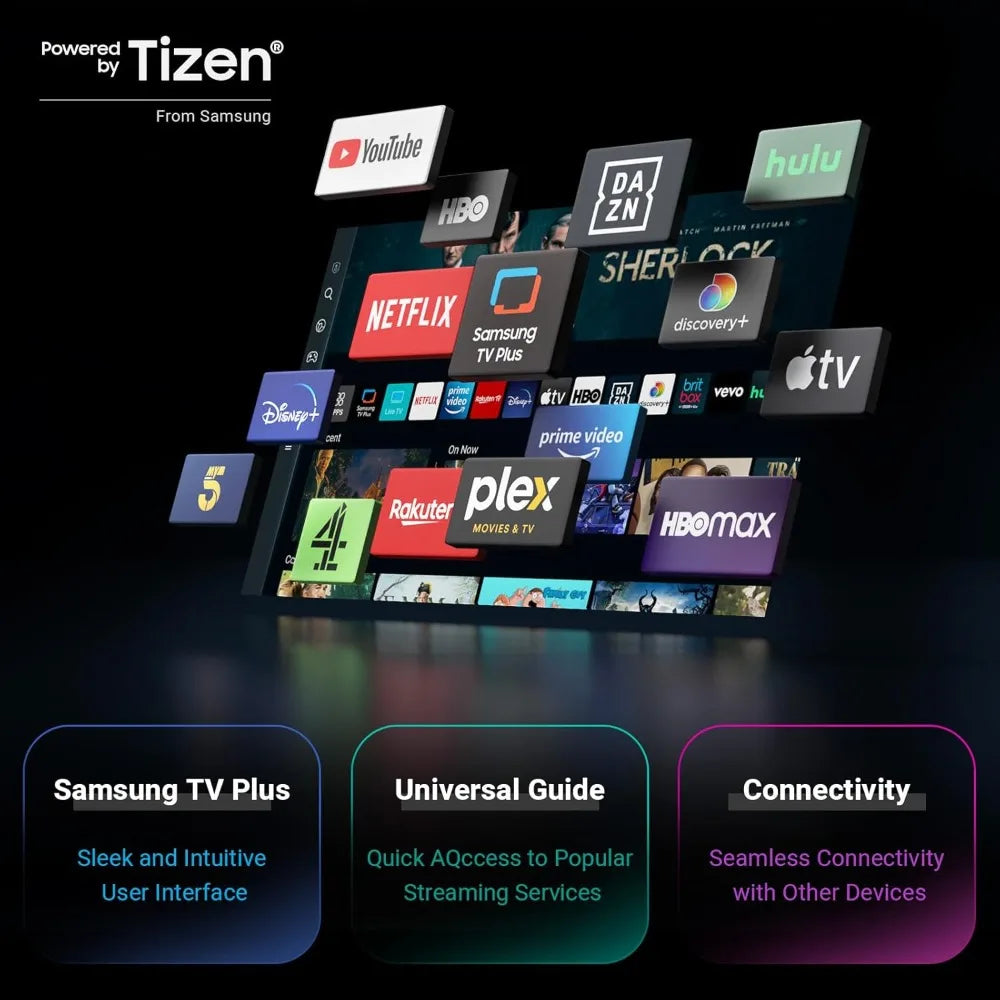 43 Inch 4K UHD LED Smart TV with Tizen OS TV Compatible