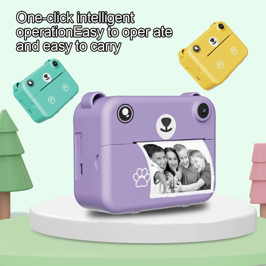 Digital Children Camera Photography Instant Print Photo 1080P HD Video Recorder
