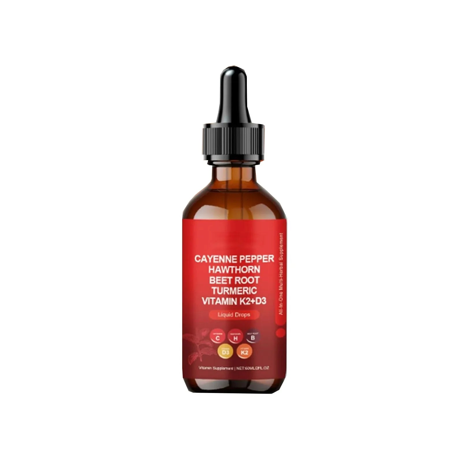 Cayenne Pepper Organic Beetroot Liquid Drops 60ml